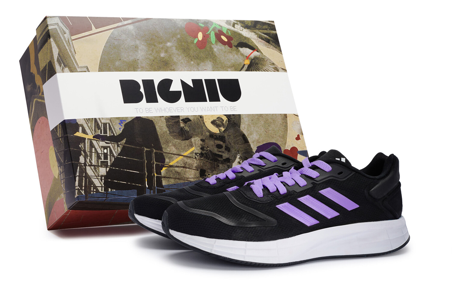 

Кроссовки женские DURAMO LITE 2.0 с низким верхом, фиолетовые Adidas