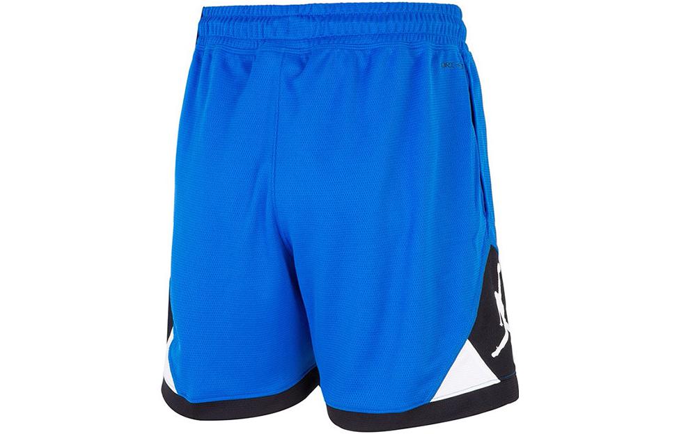 Шорты Men's Jordan Dri-FIT Sports Training Splicing Colorblock Shorts Blue CV3087-405 — фото 2