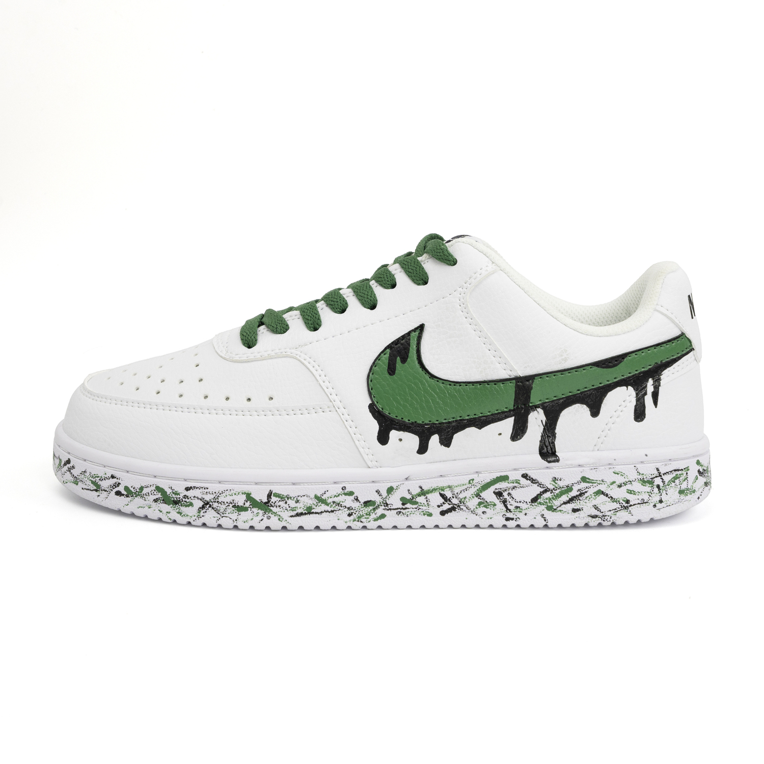 

Nike Court Vision Emerald Green с амортизацией, устойчивостью к истиранию, дышащий, противоскользящий, низкий верх