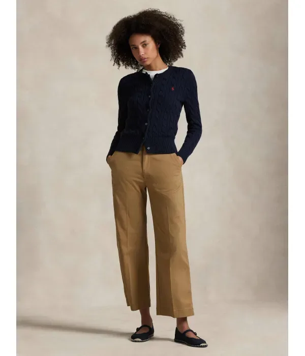 Брюки straight fit Polo Ralph Lauren, хаки — фото 2