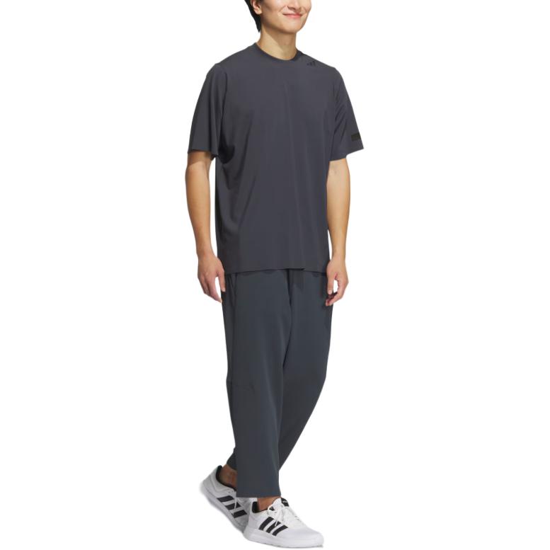 Футболка Sportlife мужская dark heather gray Adidas, серый — фото 4