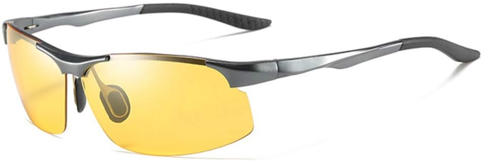 

Поляризованные очки GUZTAG для мужчин и женщин – очки для вождения в ночное время/солнцезащитные очки с алюминиевой оправой, спортивные солнцезащитные очки G GUZTAG, Gray Yellow