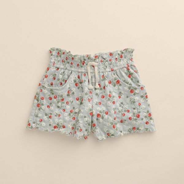

Шорты для девочки с плиссировкой Little Co. By Lauren Conrad, Blue Berry Print