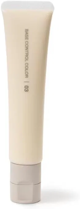 Солнцезащитный крем для лица MUJI Medicated UV Base Control Color SPF50+ PA+++ 30 г, желтый