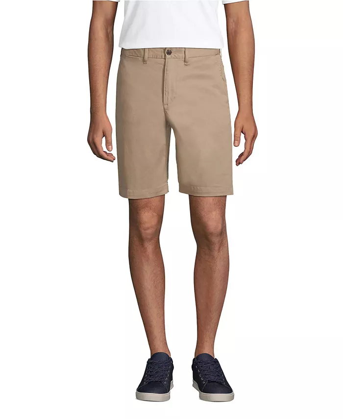 

Мужские шорты-чинос Knockabout 9" Comfort Waist Lands' End, коричневый/бежевый