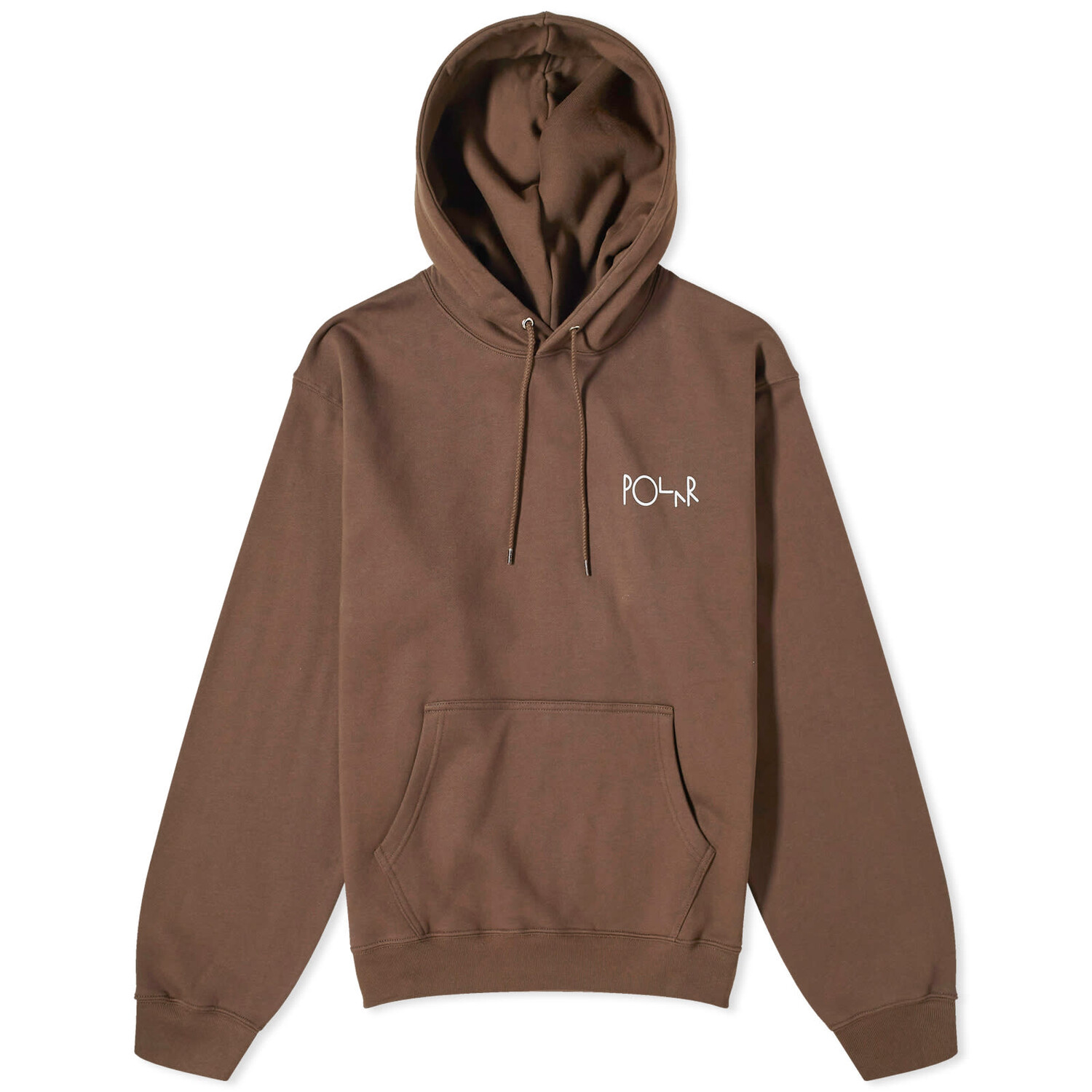 

Рубашка Polar Skate Co. Stroke Logo Hoodie, цвет Chocolate
