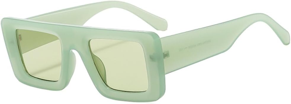 

Солнцезащитные очки LVTFCO в стиле ретро, ​​квадратные, дорожные, маленькие, прямоугольные, для женщин и мужчин, винтажные, модные, с защитой от УФ-излучения UV400, Jelly Green