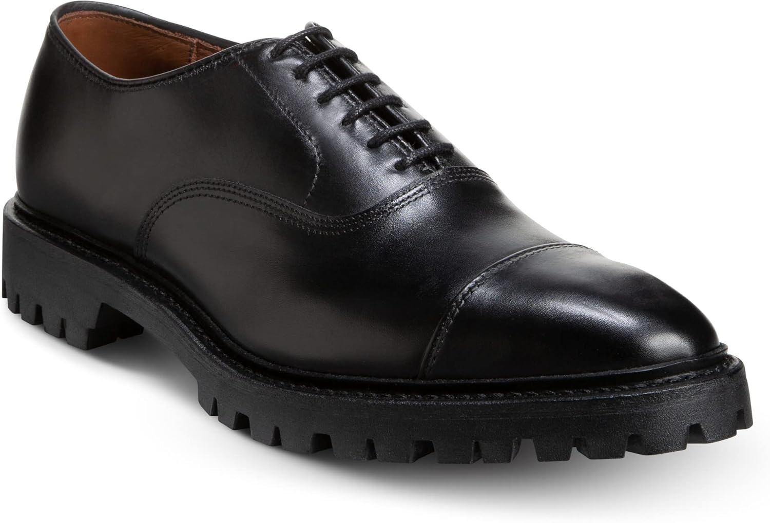 

Мужские кожаные оксфорды Allen Edmonds Park Avenue с шнуровкой и с отделкой на носке, черный