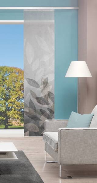 

Раздвижная штора twentyfour Abbe, 60x245x0,5 см, серый