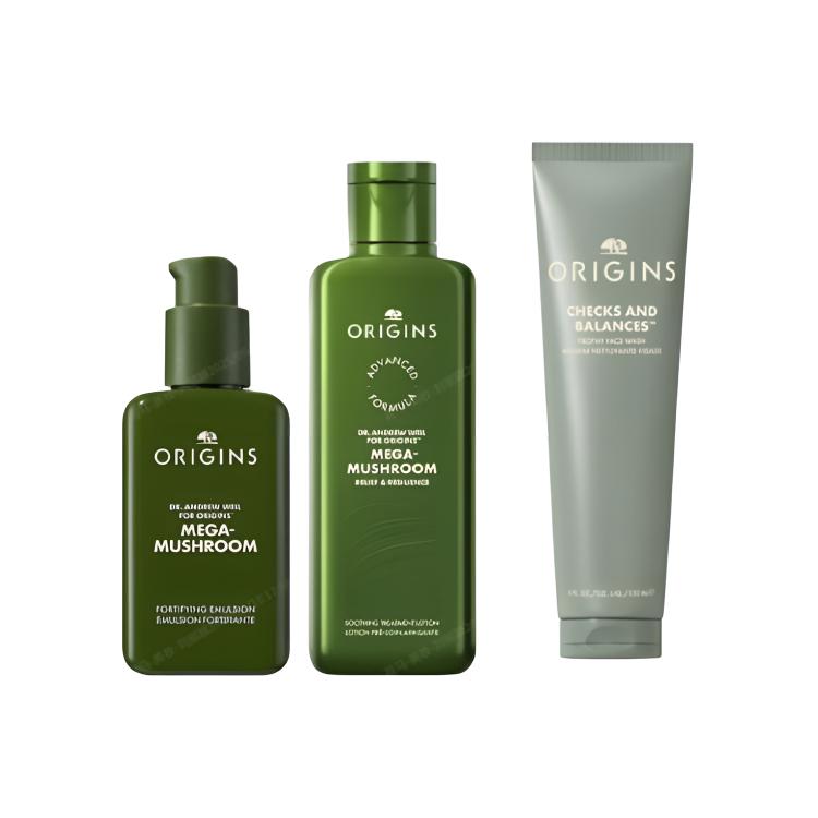 Увлажняющий набор для ухода за кожей Moisturizing Gentle Ganoderma, успокаивающий и восстанавливающий ORIGINS — фото 2
