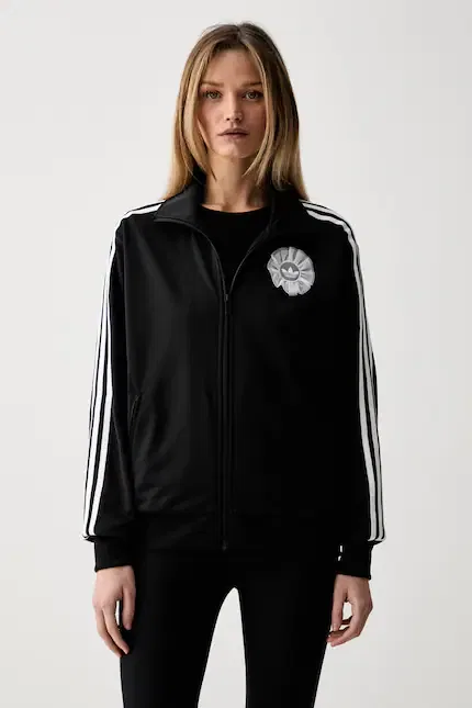 Толстовка на молнии модель с капюшоном Adidas Originals, черный
