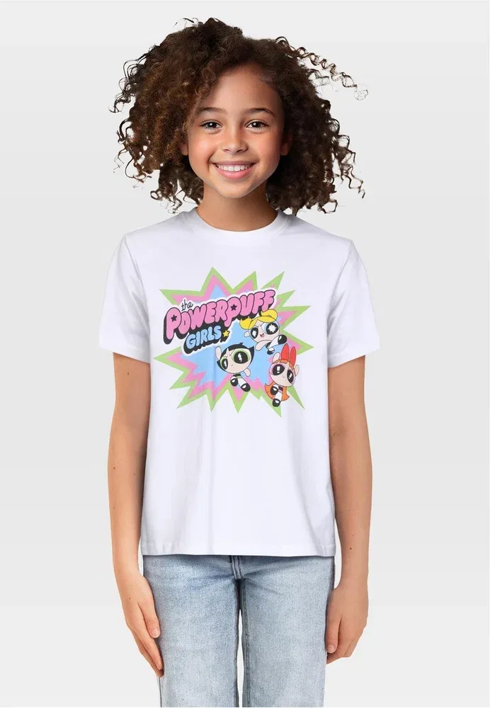 Футболка с принтом Power Puff Girls, Mister Tee, белый