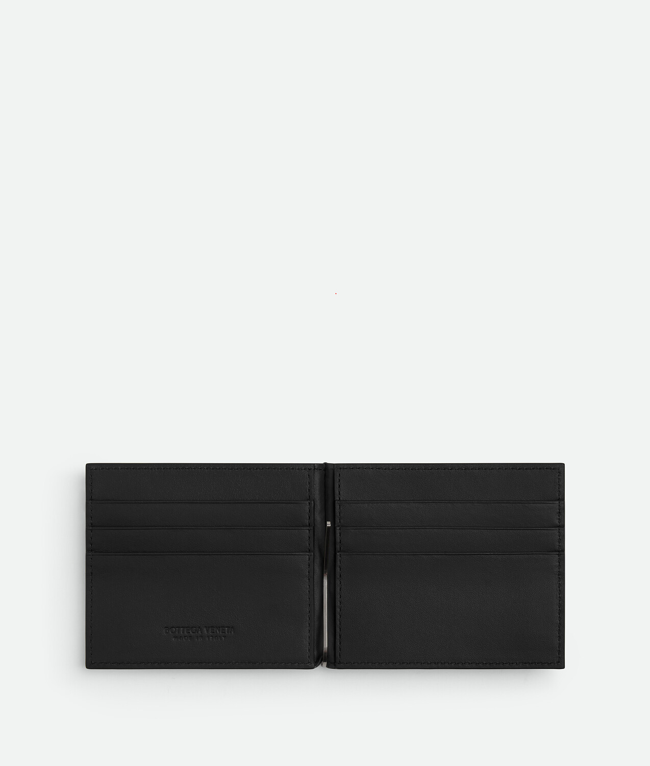 Кошелек с зажимом для купюр Intrecciato Bottega Veneta, черный — фото 2