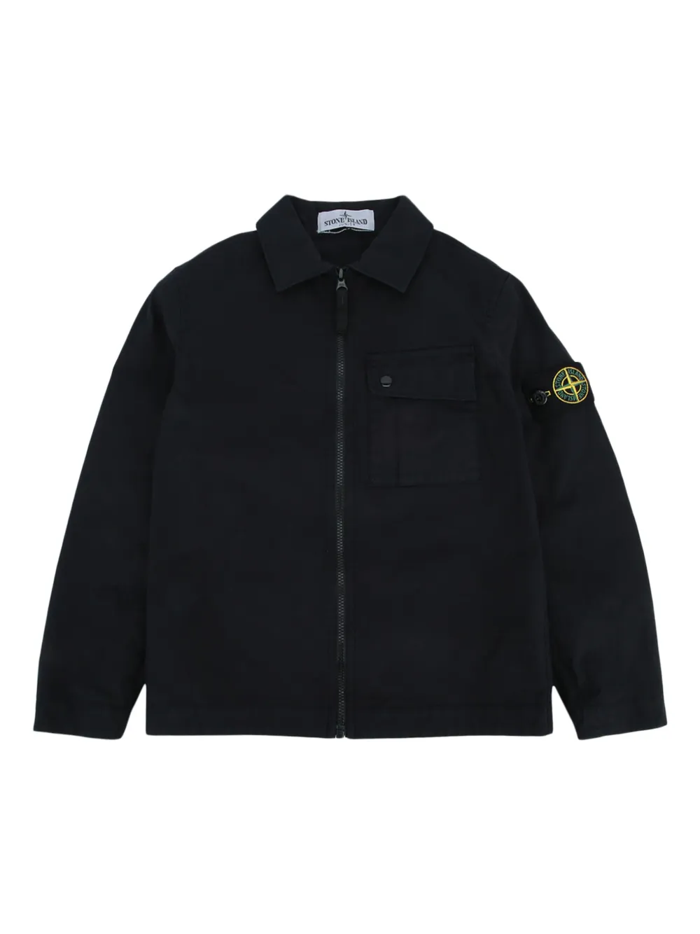 

Рубашка с логотипом Stone Island Junior, синий