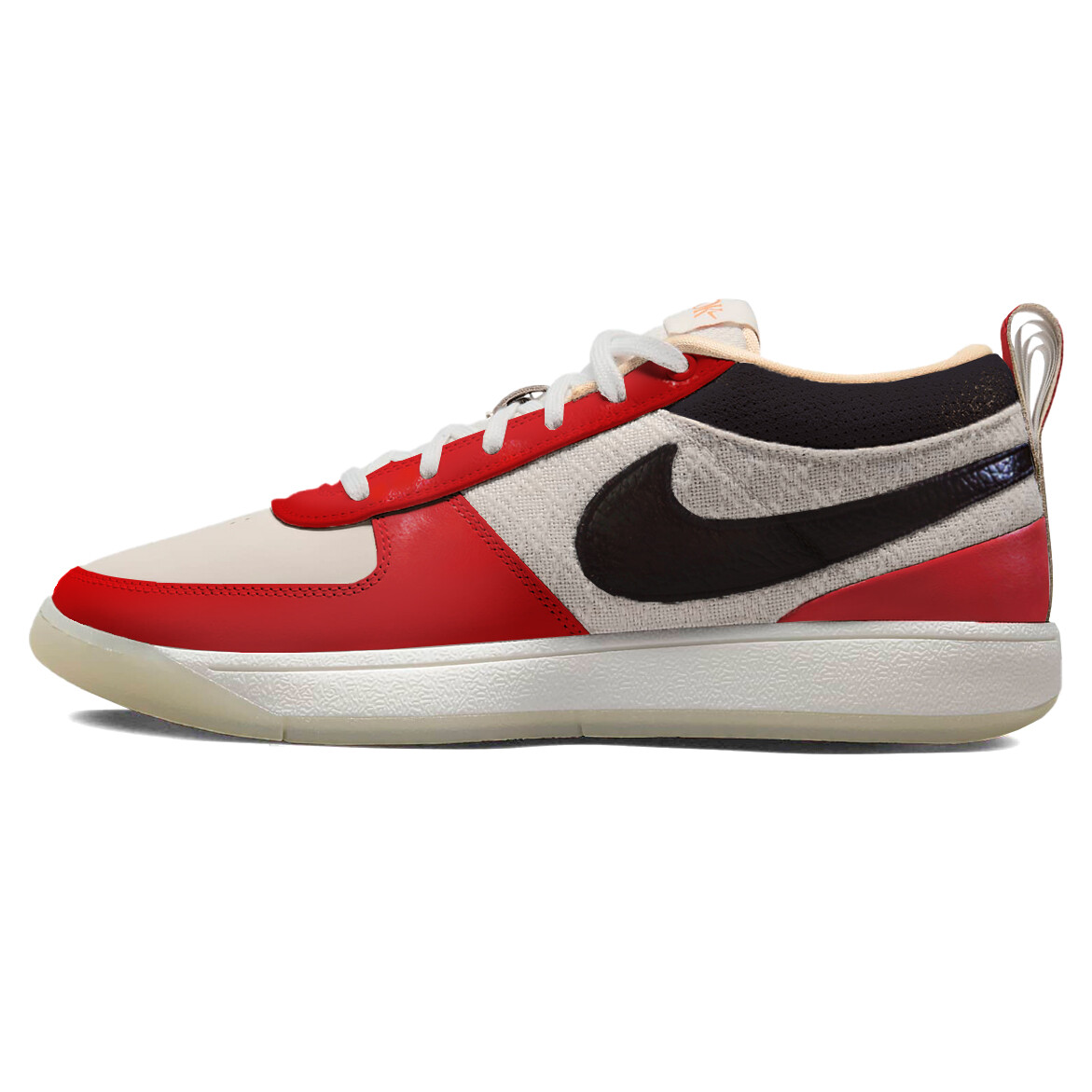 

Баскетбольные кроссовки Book 1 мужские низкие красные/черные/бежевые Nike