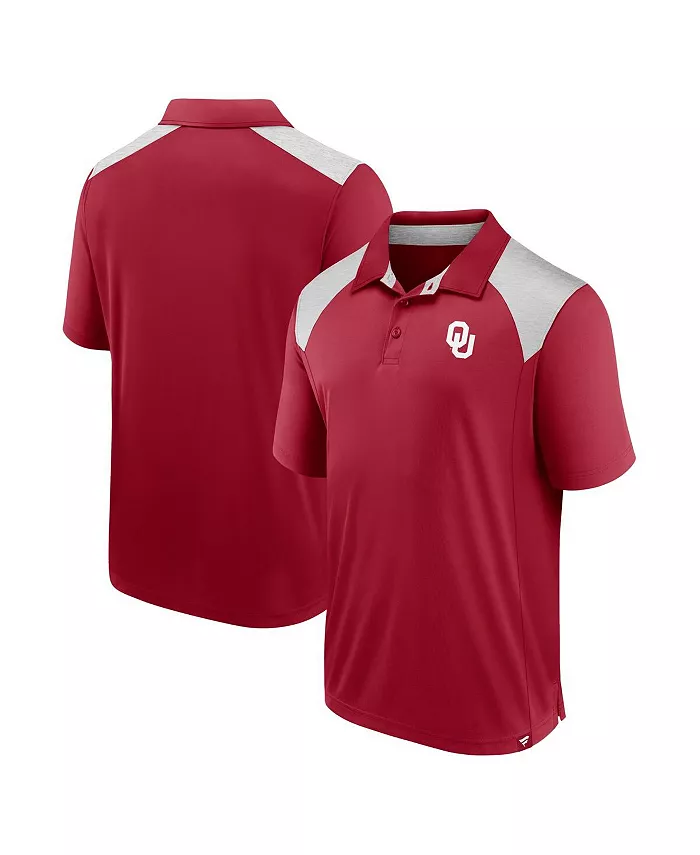 

Мужская поло Oklahoma Sooners Star Class цвета малиновый Fanatics