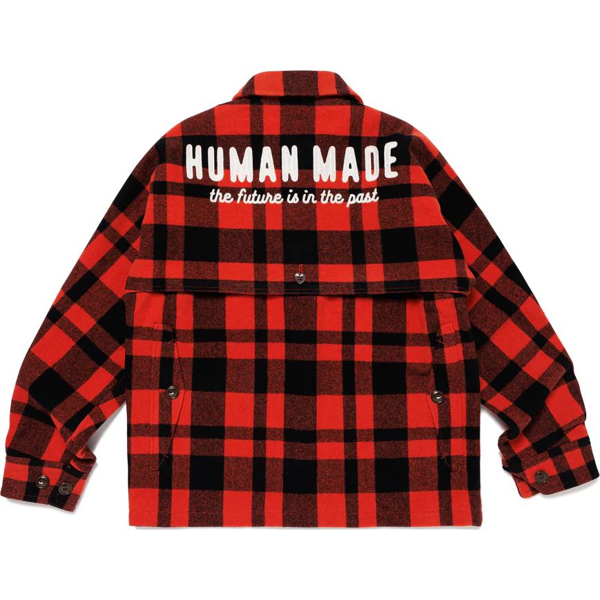 

HUMAN MADE Клетчатая рубашка-пиджак, Red
