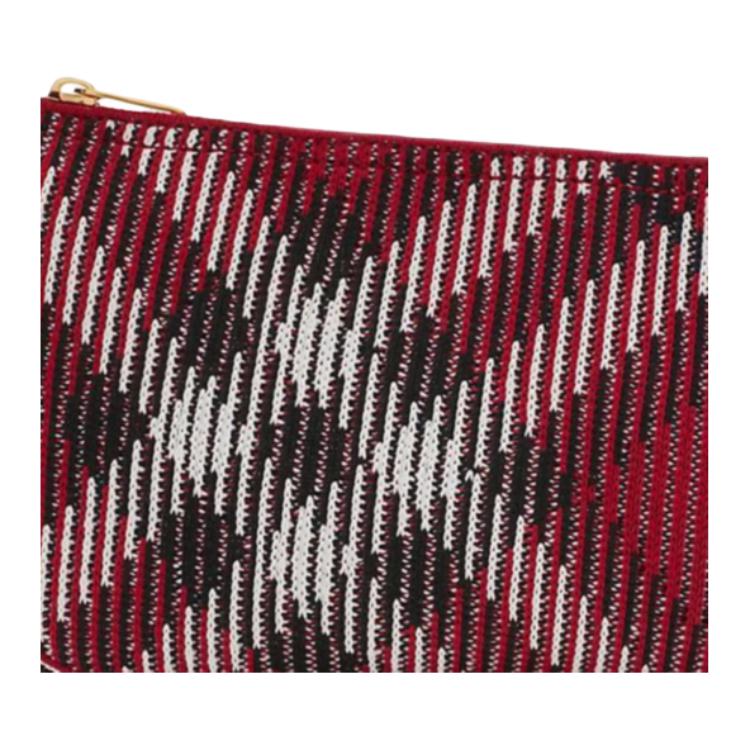 Миниатюрная женская сумка Burberry из полиамида, красная — фото 4