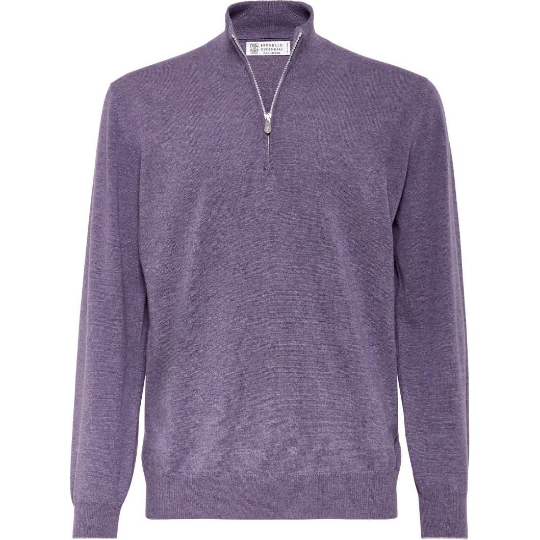 

Водолазка с воротником-воронкой Brunello Cucinelli, medium фиолетовый