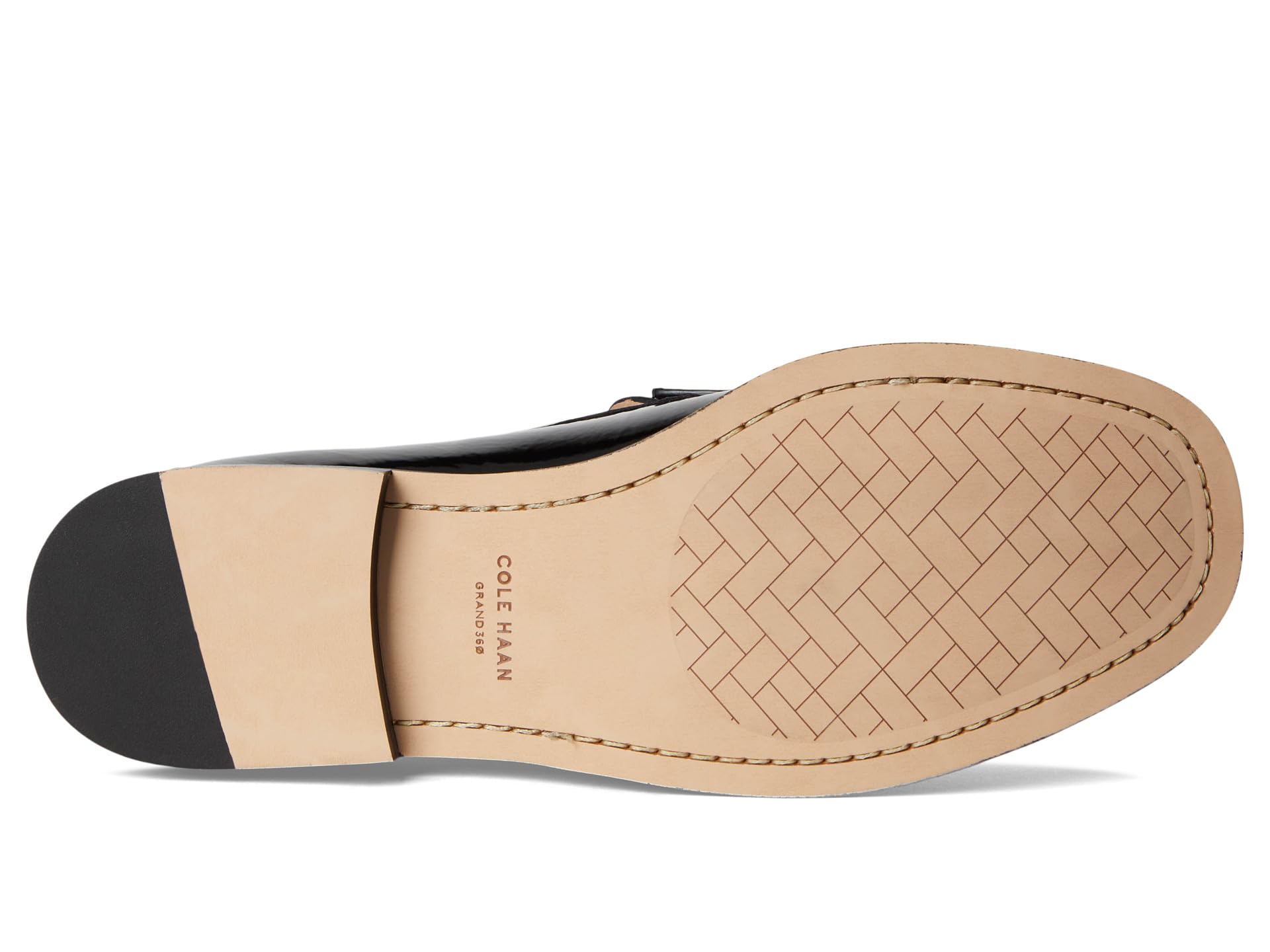 Лоферы Cole Haan Lana Lux Penny Loafers Remastered, Black Crinkle Patent — фото 3
