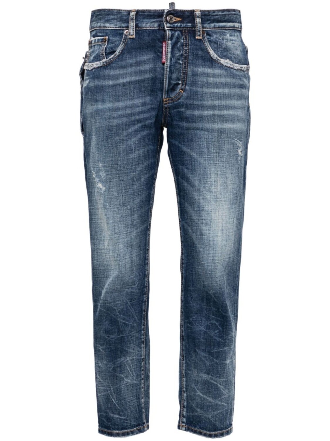 

DSQUARED2 джинсы с логотипом, синий