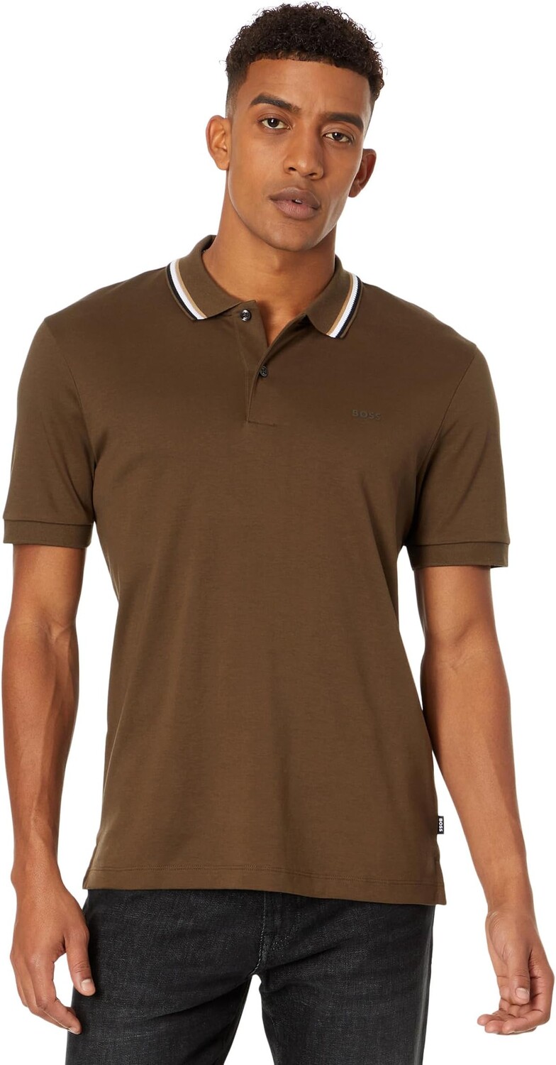 

Рубашка BOSS Penrose 38 Polo Shirt, цвет Open Green