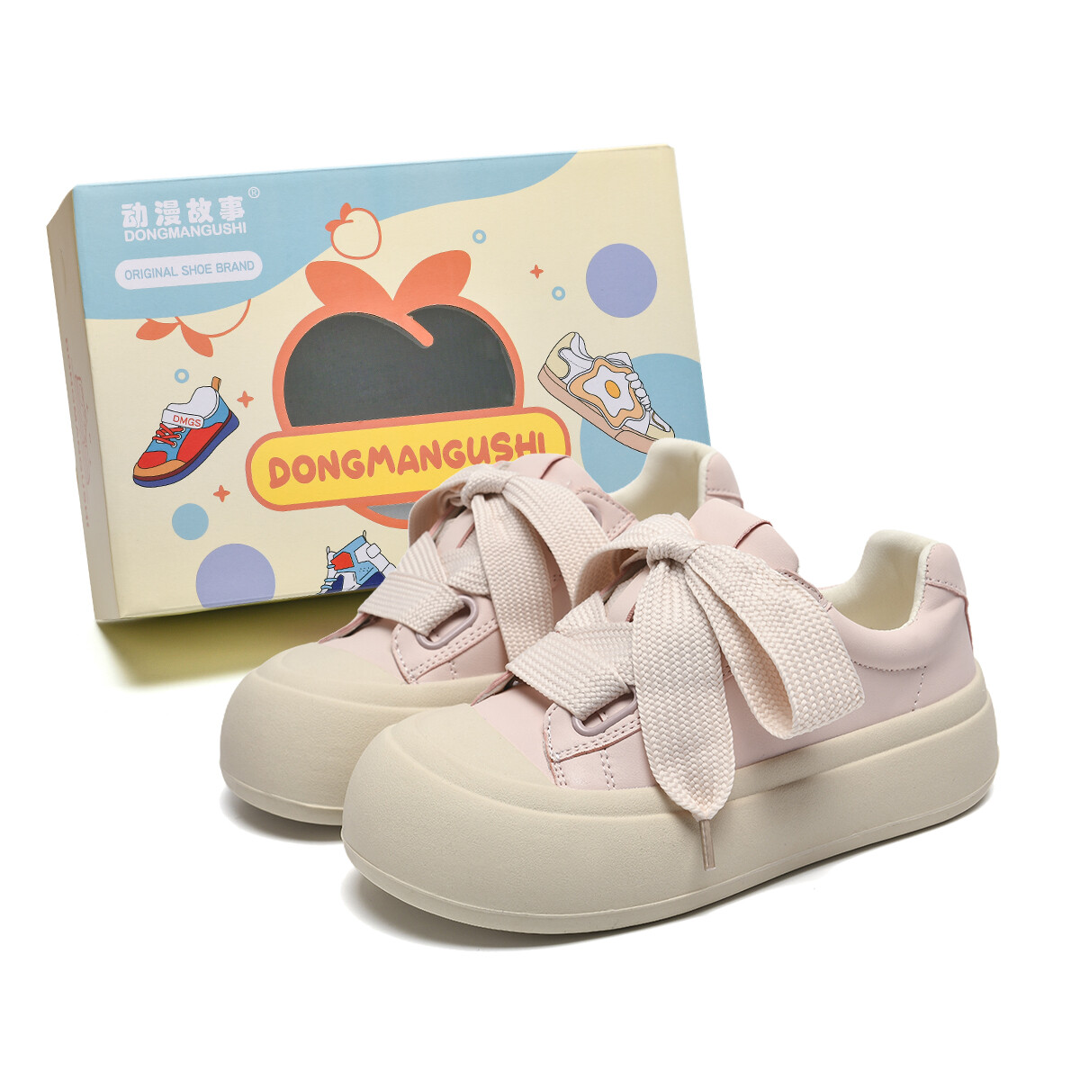 

Кроссовки Anime story Skateboarding Shoes Women's Low-top, розовый