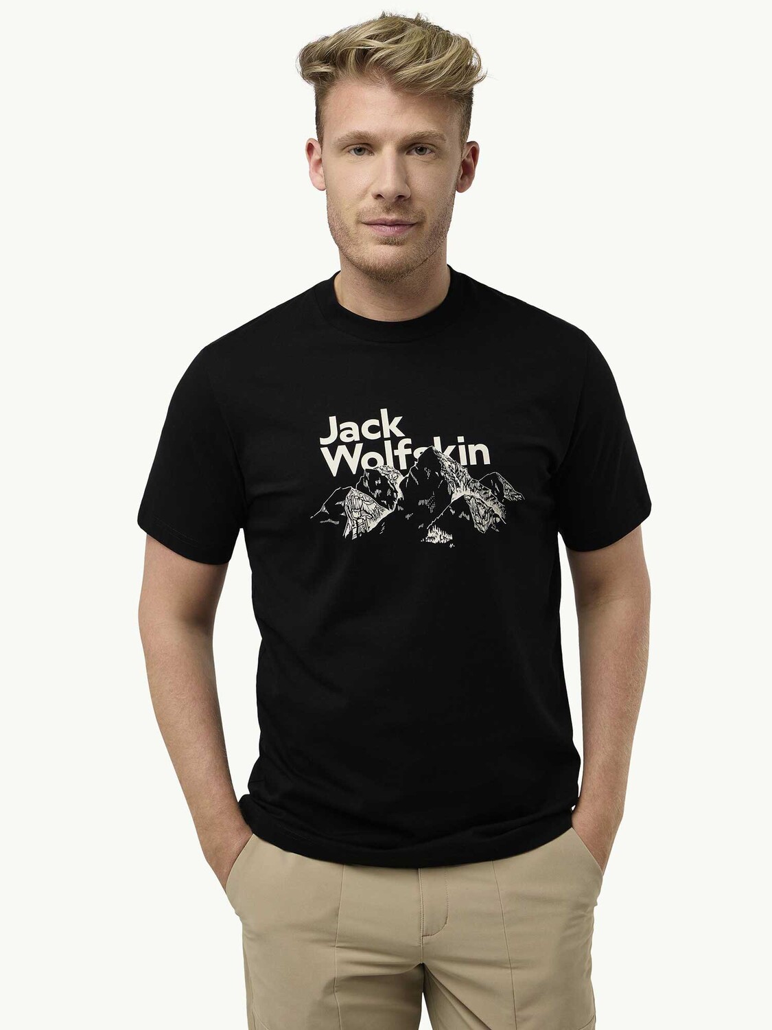 

Футболка Jack Wolfskin BERGBLICK T M, черный