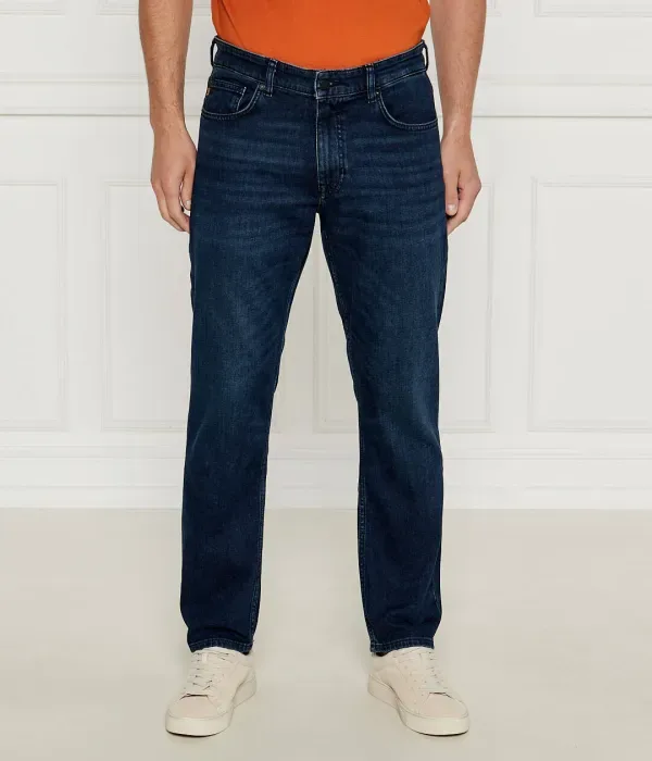 Джинсы TROY tapered fit Boss Orange, темно-синий — фото 3