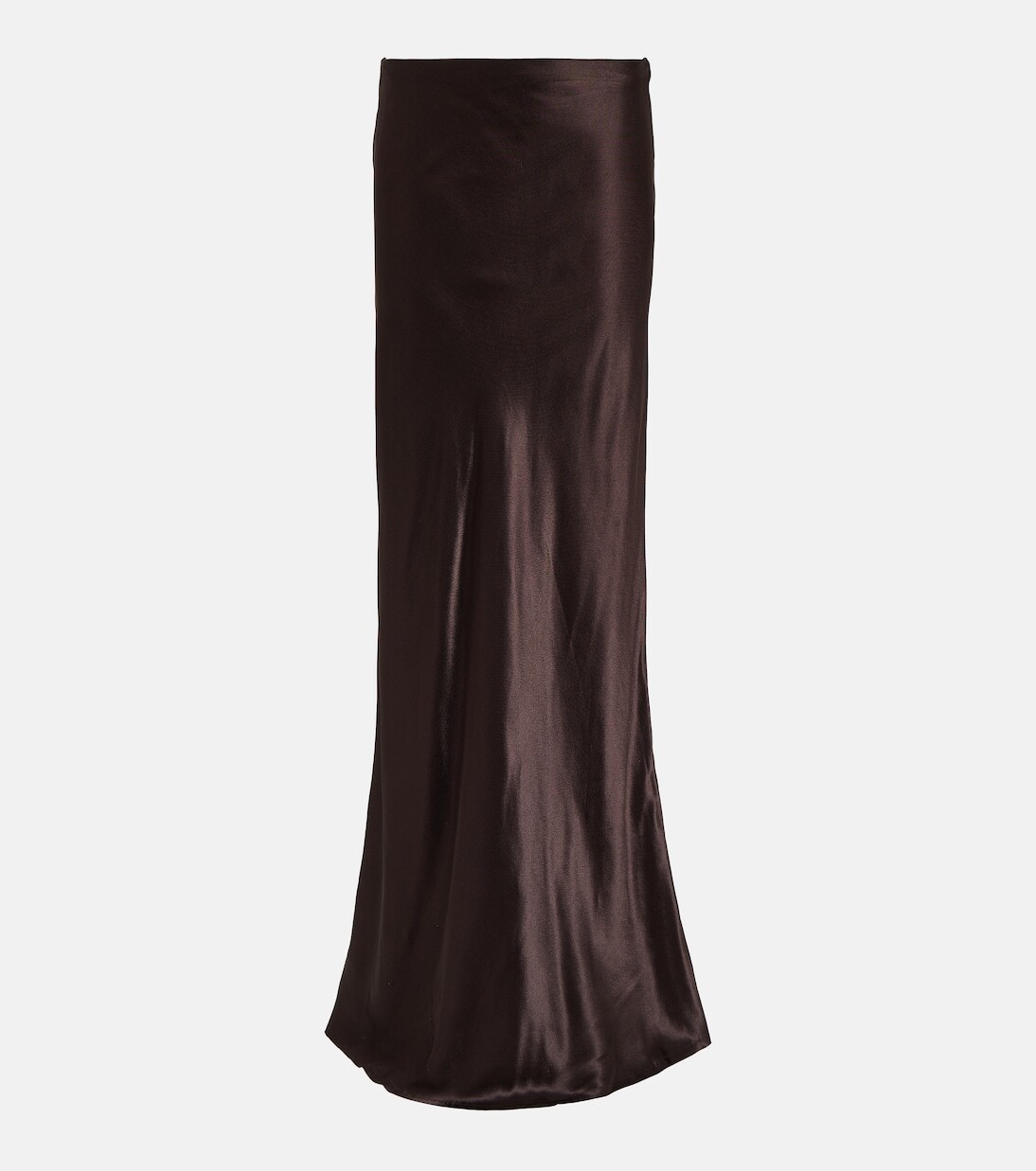 

Атласная юбка макси Ann Demeulemeester, фиолетовый