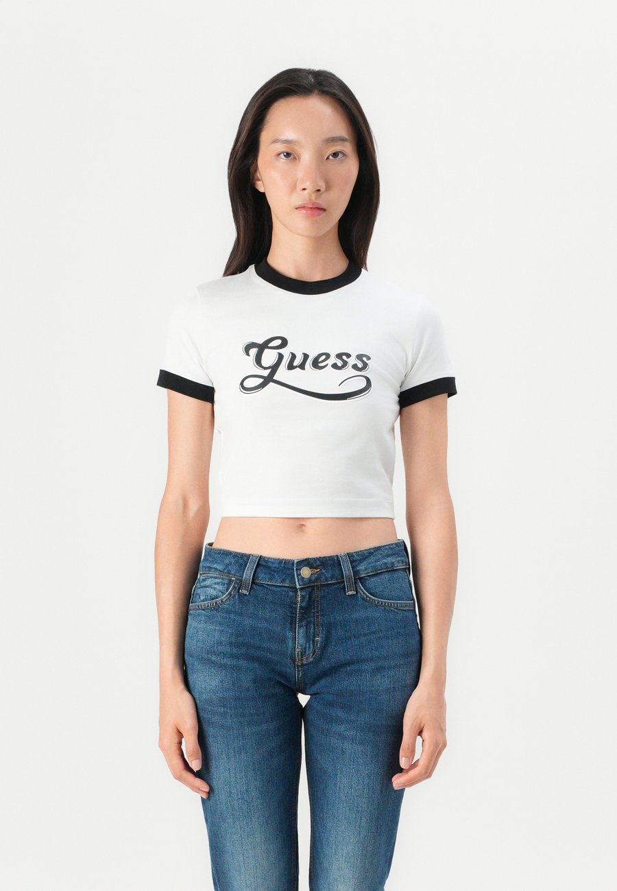 

Футболка Guess SS GLOSSY CROP , Pure White/White
