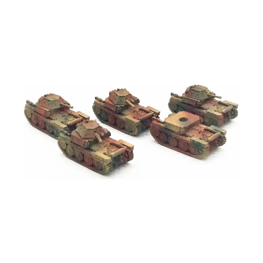

Pz 38(t) Танк №4, WWII Micro Armour - Germany - Loose Miniatures (1:285)