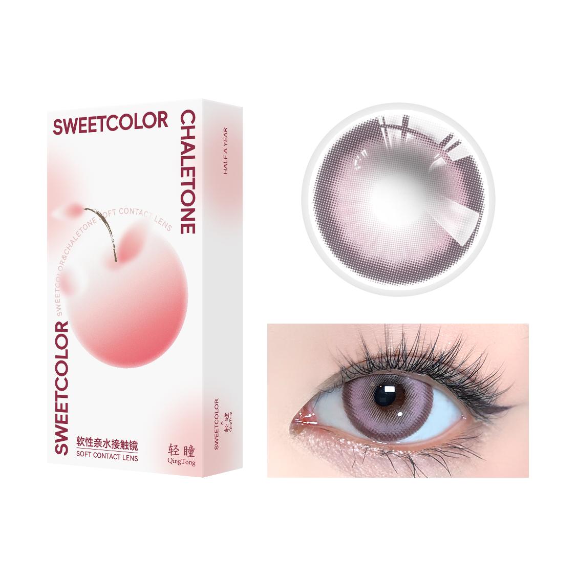 

Контактные линзы SweetColor Mixed Blood большого диаметра, набор на полгода: 1 линза *2, раствор для ухода *1, партнерская коробка *1 SWEET COLOR