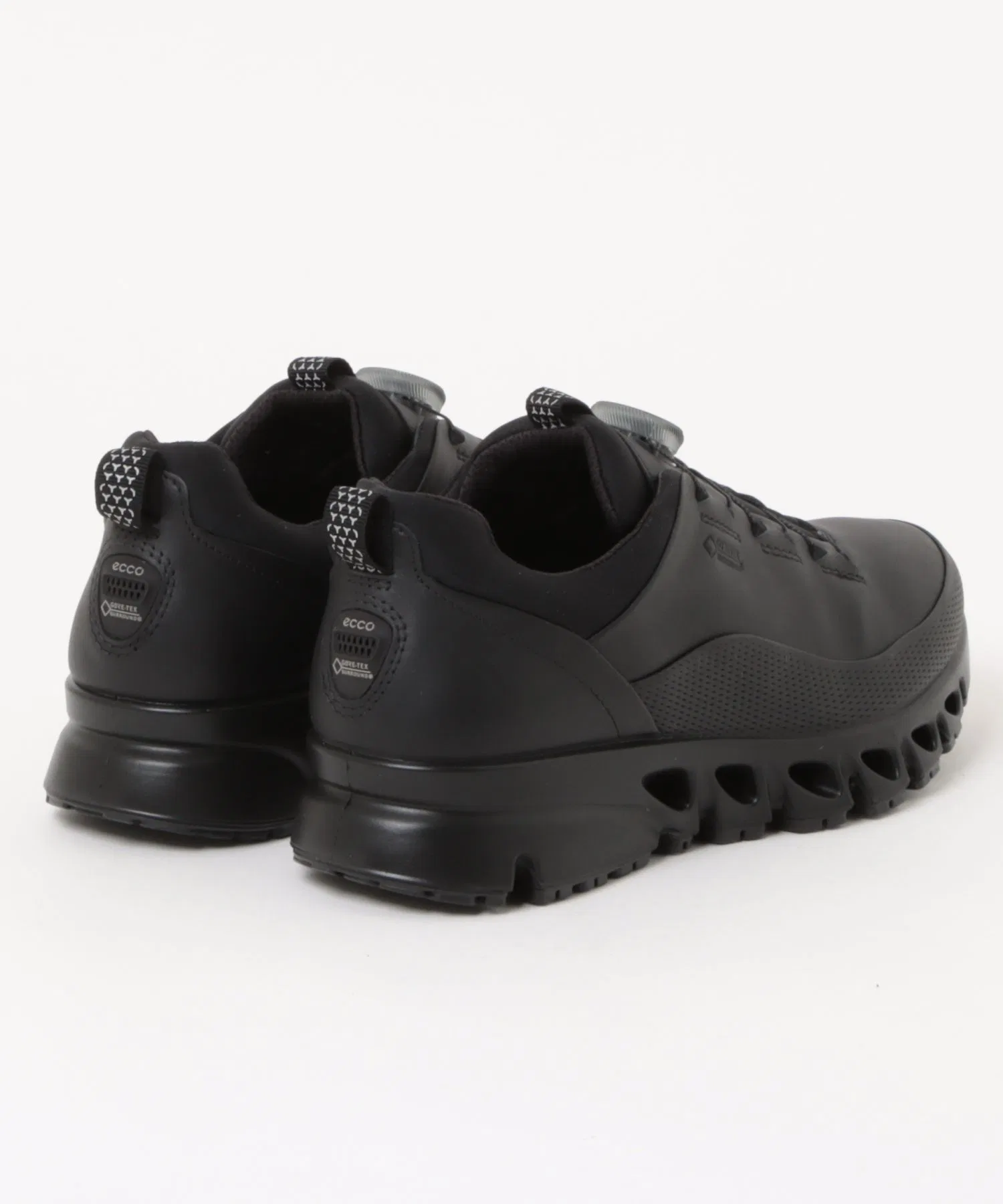 Мужские кожаные кроссовки ECCO MULTI-VENT GORE-TEX чёрные — фото 2