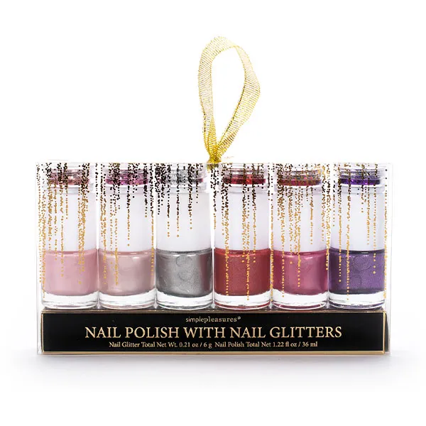 

Блестящие лаки для ногтей Simple Pleasure Nail Polish With Nail Glitter Tri-Coastal, 1 UD
