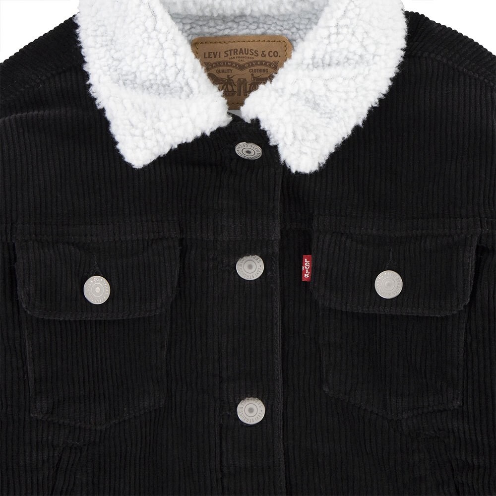Куртка Levi´s Baby Baggy Corduroy Teen Denim, черный — фото 3
