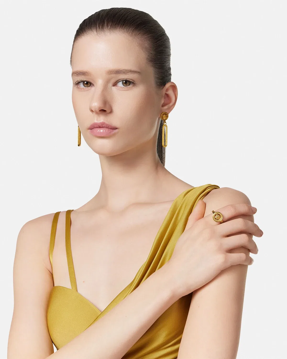 Кольцо «Медуза '95» VERSACE, золотой — фото 3