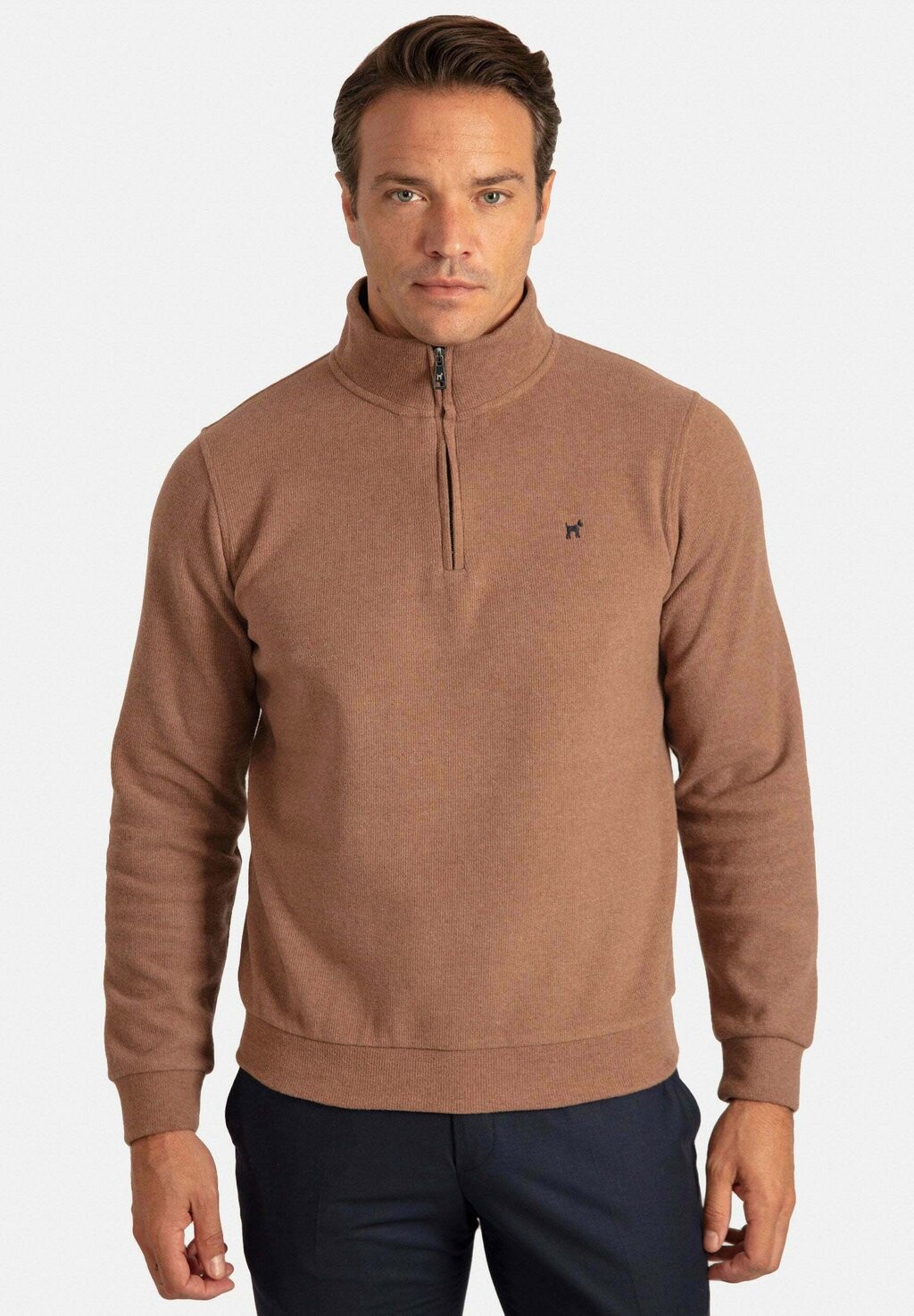 

Свитер Half Zip Williot, цвет latte brown