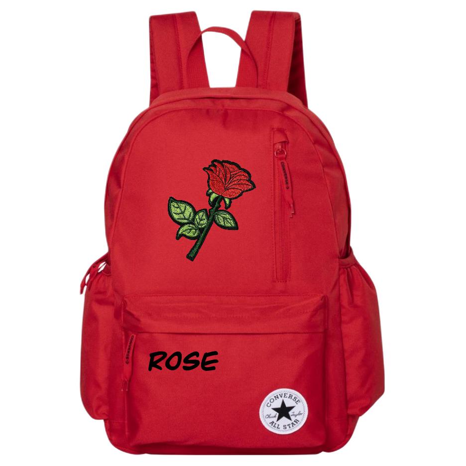 

Converse Полиэстеровый рюкзак обычный унисекс красный, Rose