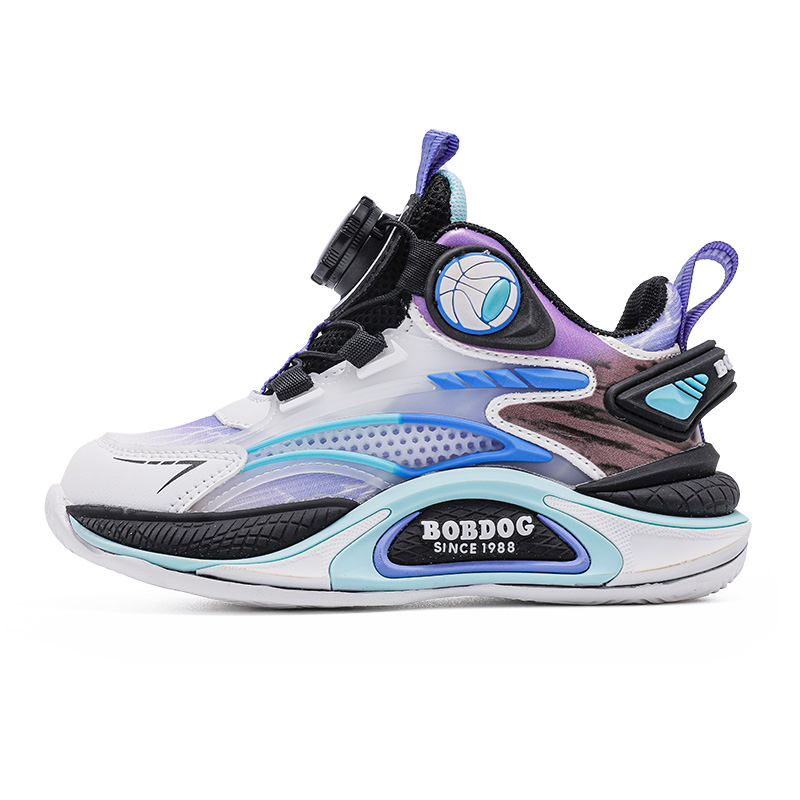 

Детские кроссовки для бега BOBDOG, черный/фиолетовый