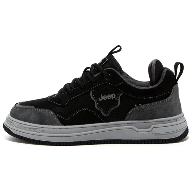 

Кроссовки Jeep Skateboarding Shoes Men Low-top Black, черный