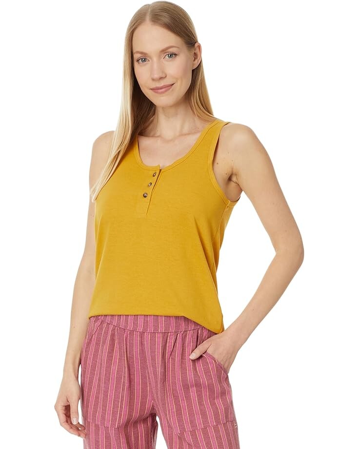 

Топ Toad&Co Piru Henley Tank, цвет Pollen