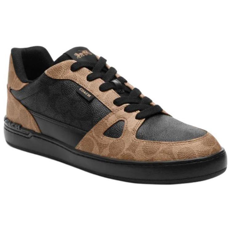 Кроссовки Clip Low-Top Skateboard Men's Brown COACH — фото 2