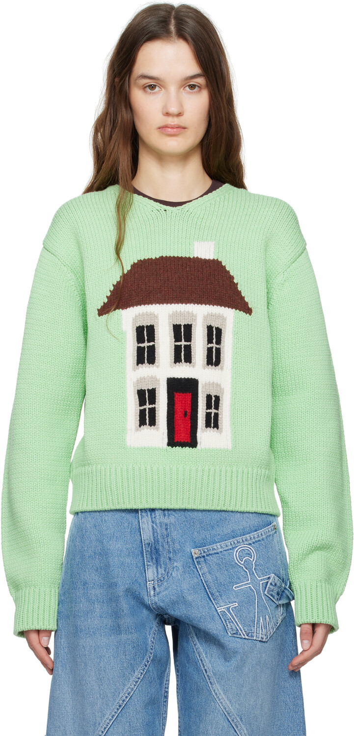 

Свитер с рисунком Green House JW Anderson, Spearmint