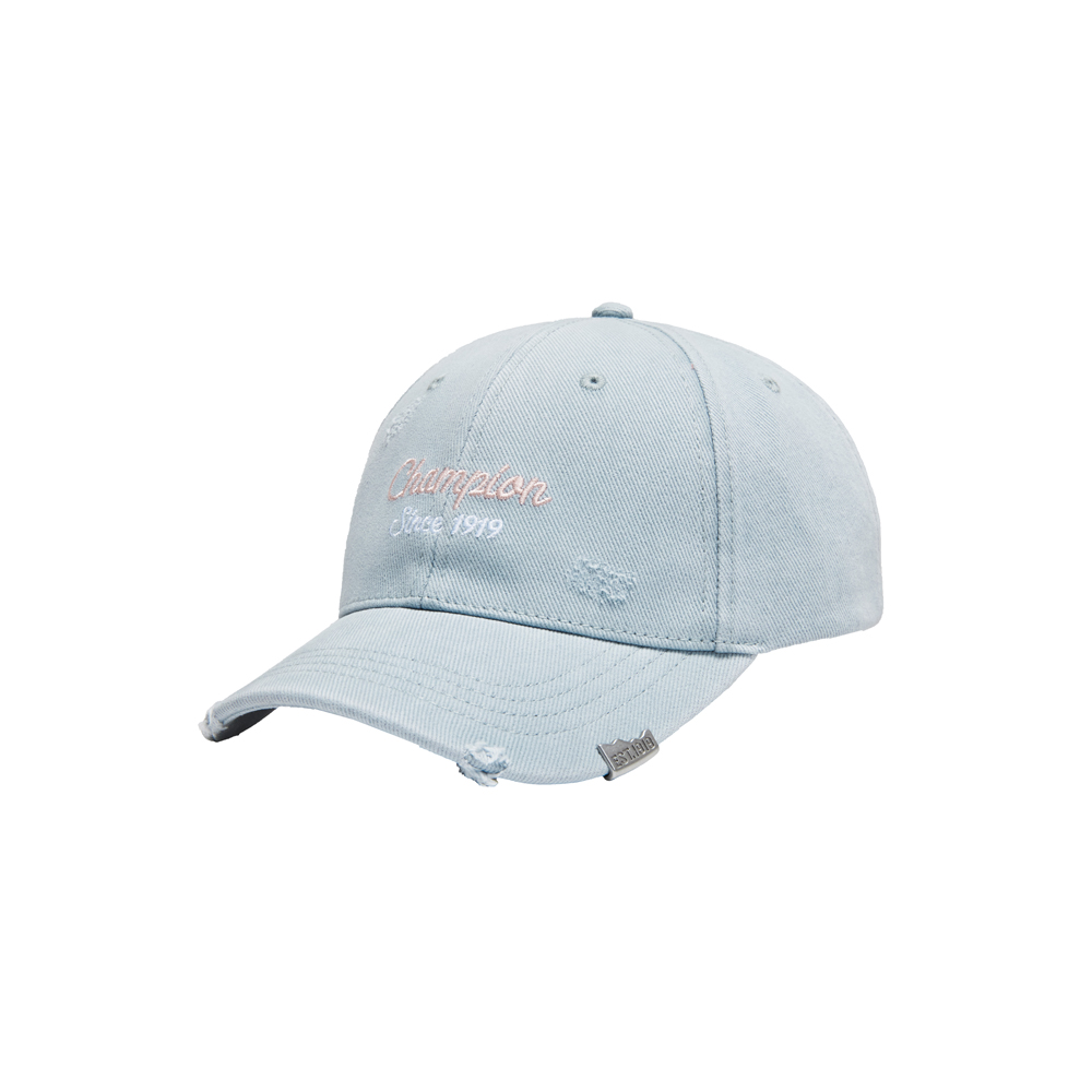 

Хлопковая бейсболка Unisex Champion, teal синий