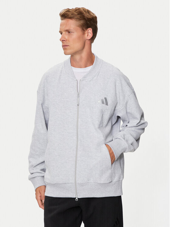 

Толстовка свободного кроя Adidas, серый