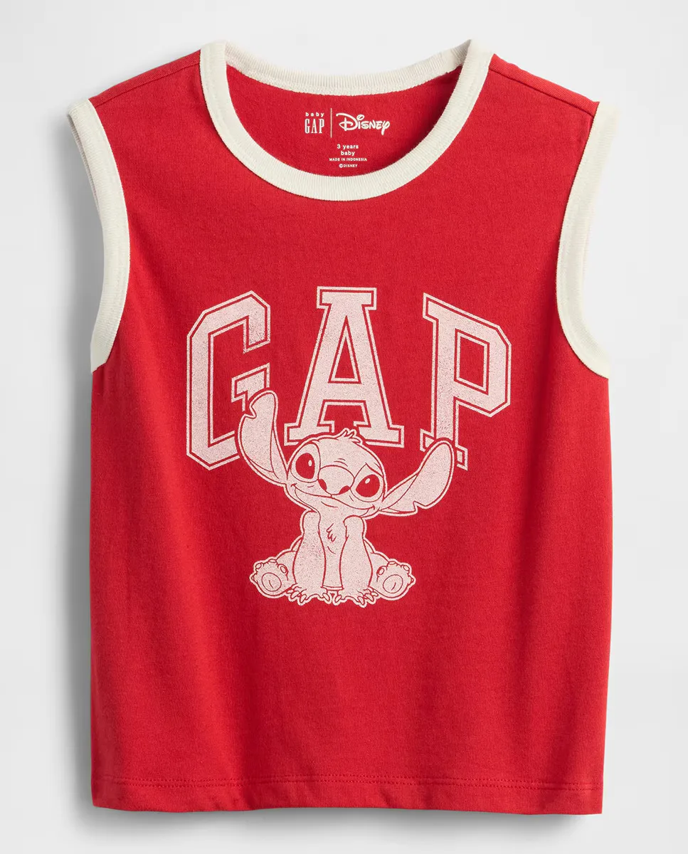 

Gap × Disney Безрукавка с узором для малышей и детей, красный