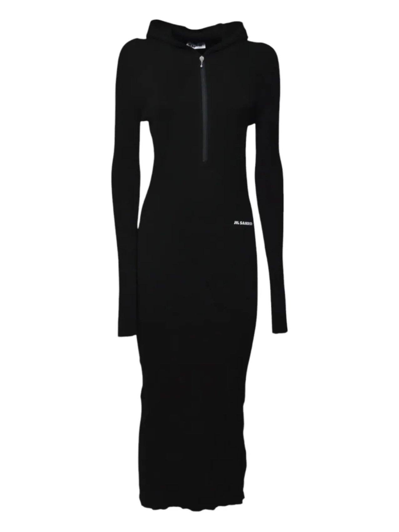 

Платье из трикотажного полотна Jil Sander, черный