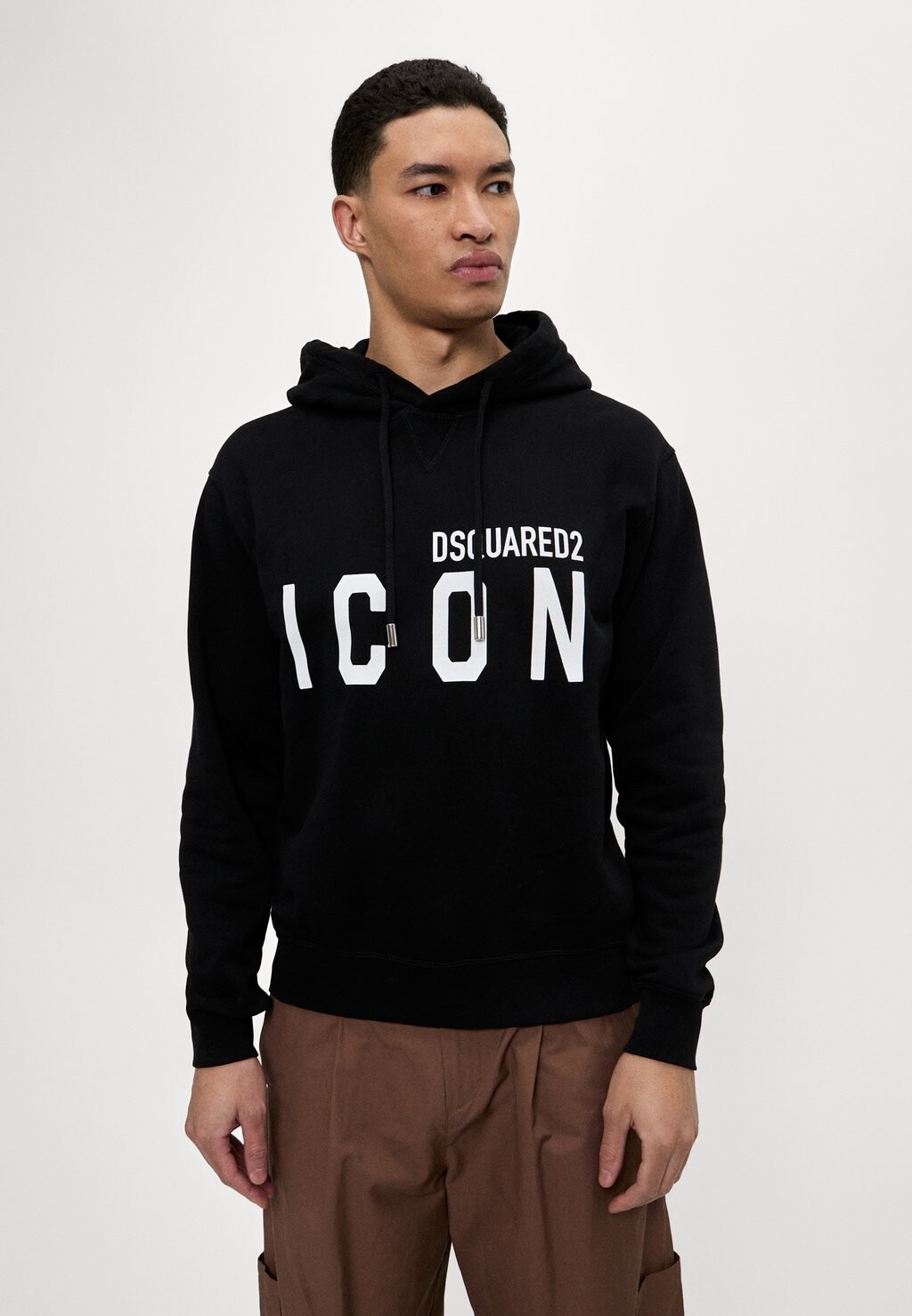 

Толстовка COOL FIT HOODIE DSQUARED2 ICON, черный