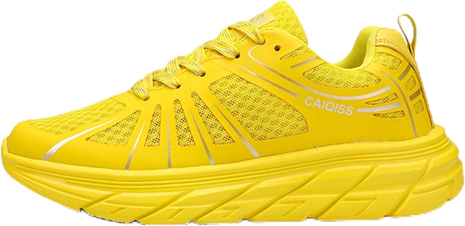 

Мужские низкие кроссовки на шнуровке, классические повседневные прогулочные туфли с резиновой подошвой Ksyvucrd, желтый